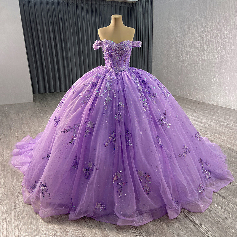 Luxury Model Pink Sweetheart Beading Glitter Ball Gown Quinceanera Dress 241028