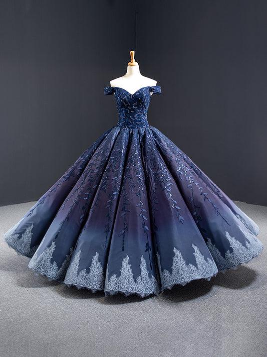 Luxury Model Sweetheart Neck Sleeveless Ball Gown Prom Dress 66557