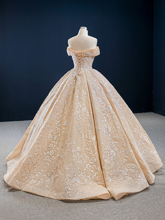 Luxury Model Sweetheart Neck Sleeveless A Line Wedding Dress 67135