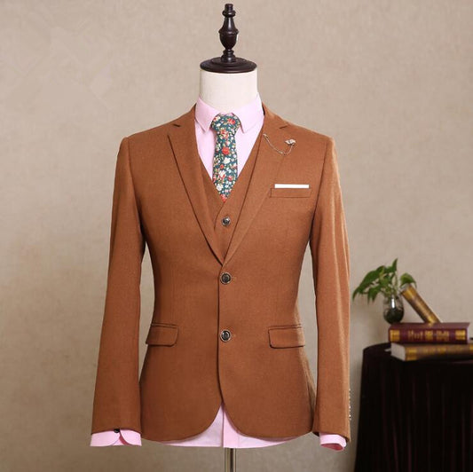 Custom Made Men Suit Jacket Vest Pant Men Suit 2