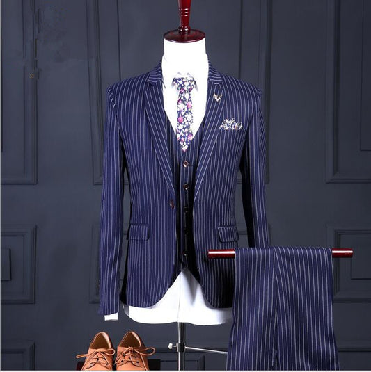 Custom Made Men Suit Jacket Vest Pant Men Suit 3
