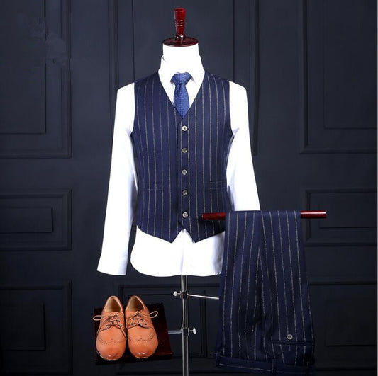 Custom Made Men Suit Jacket Vest Pant Men Suit 3