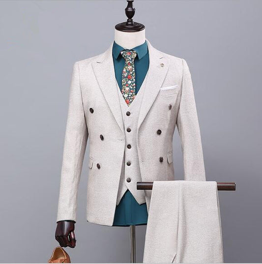 Custom Made Men Suit Jacket Vest Pant Men Suit 10