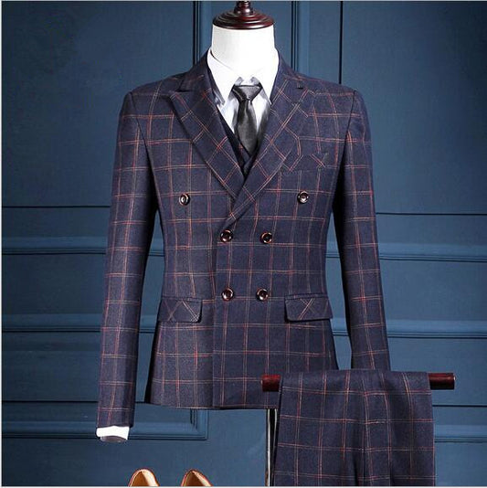 Custom Made Men Suit Jacket Vest Pant Men Suit 16