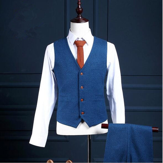 Custom Made Men Suit Jacket Vest Pant Men Suit 6